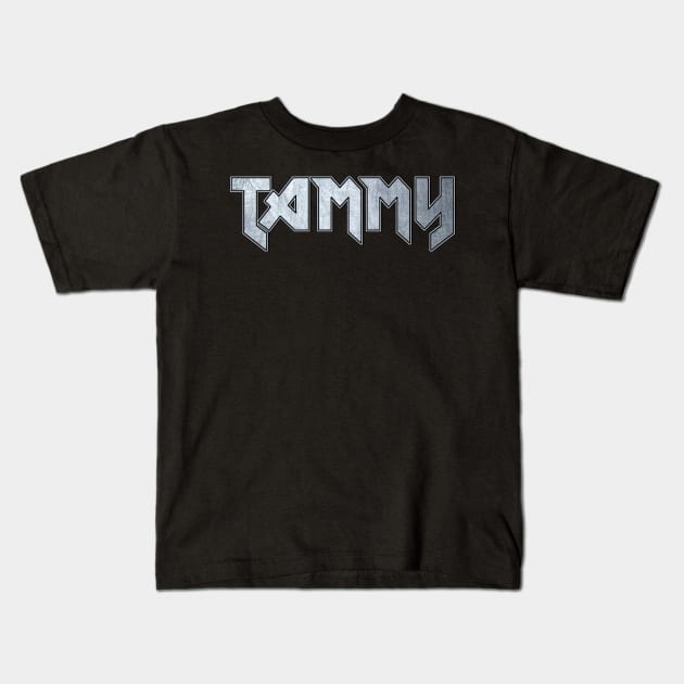 Heavy metal Tammy Kids T-Shirt by KubikoBakhar